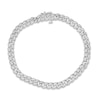 Thumbnail Image 1 of Diamond Line Bracelet 1 ct tw Round-cut 10K White Gold 7.5&quot;