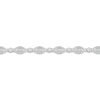 Thumbnail Image 2 of Diamond Marquise Line Bracelet 1/2 ct tw Round-cut 10K White Gold 7.25&quot;