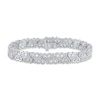 Thumbnail Image 1 of Diamond Heart Bracelet 1 ct tw 10K White Gold 7&quot;