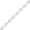 Thumbnail Image 2 of Multi-Diamond Tennis Bracelet 1/2 ct tw Round-cut Sterling Silver 7&quot;