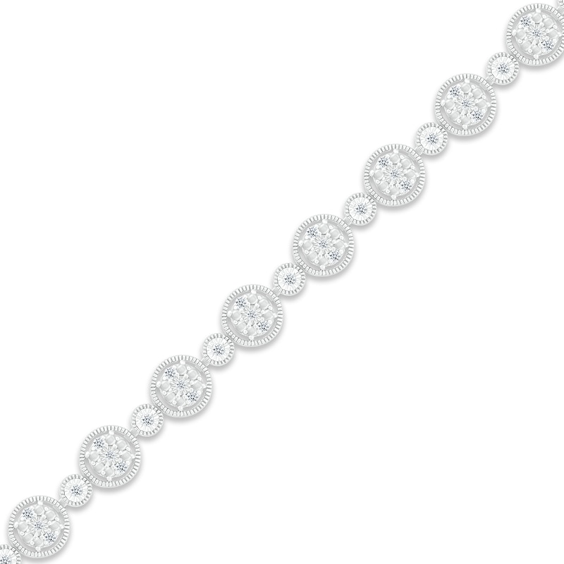 7.5 Classic Tennis Bracelet with 3.00 Carat TW of Lab Created