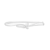 Thumbnail Image 0 of Diamond Bangle Bracelet 1/5 ct tw Baguette & Round-cut Sterling Silver