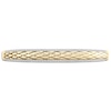 Thumbnail Image 2 of Diamond Edge Quilted Cuff Bangle Bracelet 5/8 ct tw Round-cut 10K Yellow Gold