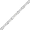 Thumbnail Image 2 of Diamond Tennis Bracelet 3 ct tw 10K White Gold 7.25&quot;