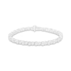 Thumbnail Image 1 of Baguette & Round-Cut Diamond Tennis Bracelet 5 ct tw 10K White Gold 7.25&quot;