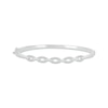 Thumbnail Image 0 of Round-Cut Diamond Chain Link Bangle Bracelet 1/4 ct tw Sterling Silver