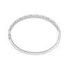 Thumbnail Image 2 of Pear-Shaped Diamond Flower Bangle Bracelet 4-3/4 ct tw 14K White Gold