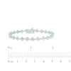 Thumbnail Image 4 of Diamond Cluster Link Tennis Bracelet 3-1/3 ct tw 14K White Gold 7”