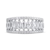 Thumbnail Image 3 of Lab-Grown Diamonds by KAY Marquise-Cut Anniversary Band 2 ct tw 14K White Gold