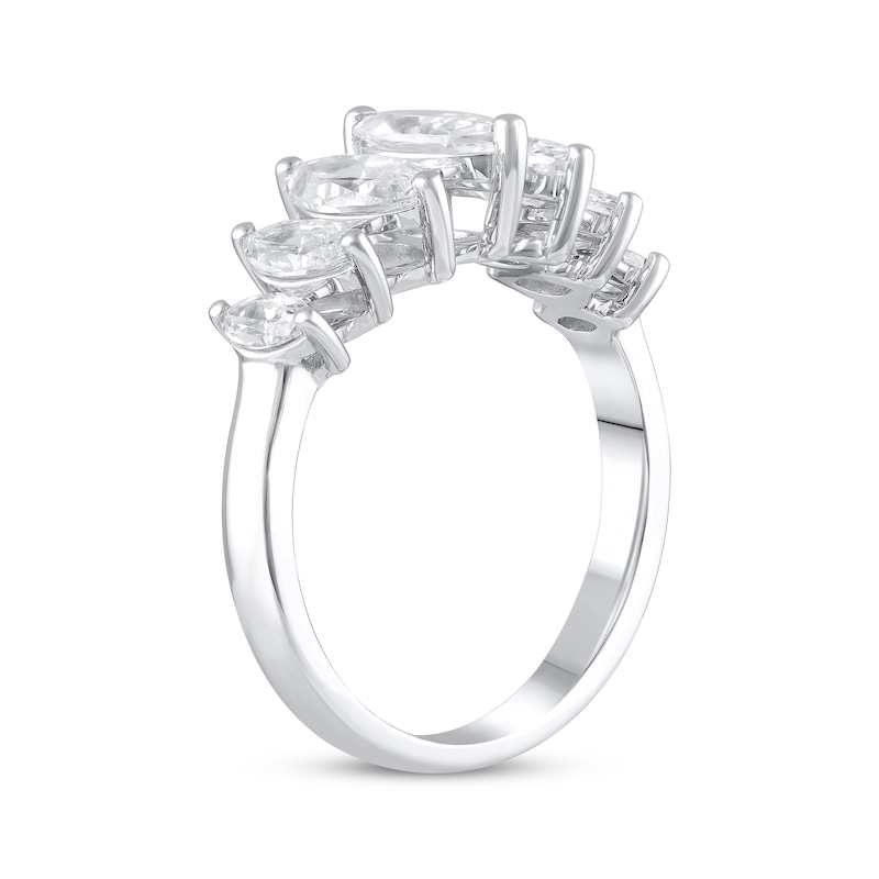 Main Image 2 of Lab-Grown Diamonds by KAY Marquise-Cut Anniversary Band 2 ct tw 14K White Gold