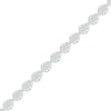 Thumbnail Image 2 of Multi-Diamond Teardrop Tennis Link Bracelet 1/3 ct tw Sterling Silver 7.25