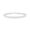 Thumbnail Image 1 of Diamond Square-Link Tennis Bracelet 1/2 ct tw Sterling Silver 7.5&quot;