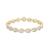 Thumbnail Image 1 of Love Entwined Diamond Link Bracelet 2-1/2 ct tw 10K Yellow Gold 7&quot;