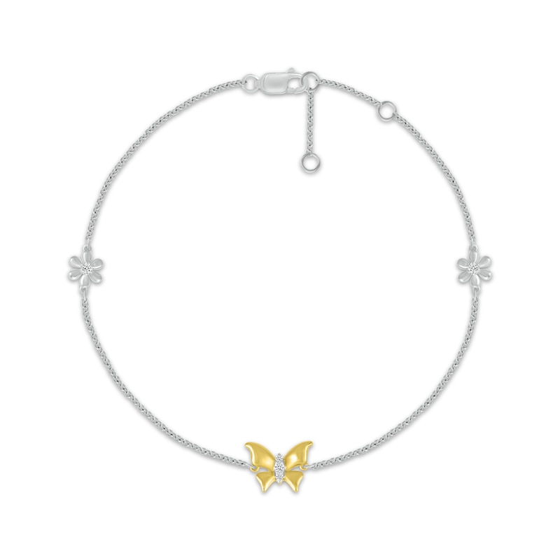 Butterfly Bracelet, Sterling Silver