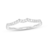 Thumbnail Image 1 of Lab-Grown Diamonds by KAY Contour Wedding Band 1/6 ct tw 14K White Gold