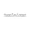 Thumbnail Image 2 of Lab-Created Diamonds by KAY Contour Wedding Band 1/6 ct tw 14K White Gold