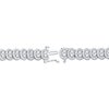 Thumbnail Image 3 of Diamond Overlapping Oval Link Tennis Bracelet 5 ct tw 10K White Gold 7&quot;