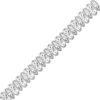 Thumbnail Image 2 of Diamond Infinity & Marquise Link Tennis Bracelet 1/4 ct tw Sterling Silver 7.25&quot;