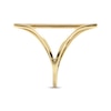 Thumbnail Image 2 of Open Vertical Bar Ring 10K Yellow Gold