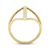 Thumbnail Image 3 of Open Vertical Bar Ring 10K Yellow Gold