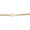 Thumbnail Image 3 of Diamond-Cut Wheat Chain Necklace 3.5mm Hollow 10K Yellow Gold 20&quot;