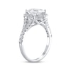 Thumbnail Image 2 of Now + Forever Lab-Grown Diamonds Emerald-Cut Engagement Ring 2-3/4 ct tw 14K White Gold