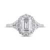 Thumbnail Image 3 of Lab-Grown Diamonds by KAY Emerald-Cut Engagement Ring 2-3/4 ct tw 14K White Gold