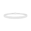 Thumbnail Image 1 of Princess-Cut Diamond Line Bracelet 1 ct tw 10K White Gold 7.25&quot;