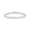 Thumbnail Image 1 of Diamond S-Link Bracelet 1/4 ct tw Sterling Silver 7.25&quot;