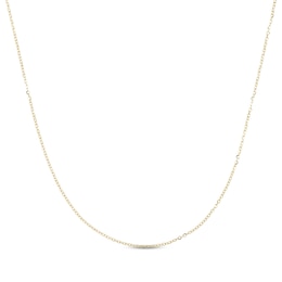 Diamond-Cut Cable Chain Necklace 1.7mm Solid 14K Yellow Gold 18&quot;