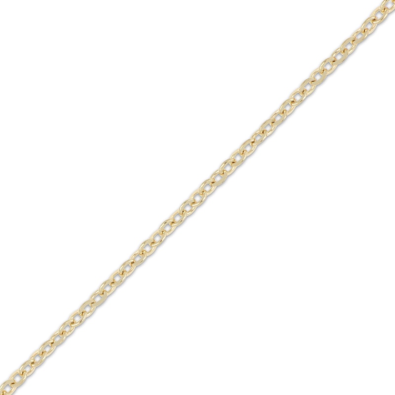 Solid Diamond-Cut Cable Chain Necklace 1.7mm 14K Yellow Gold 18"