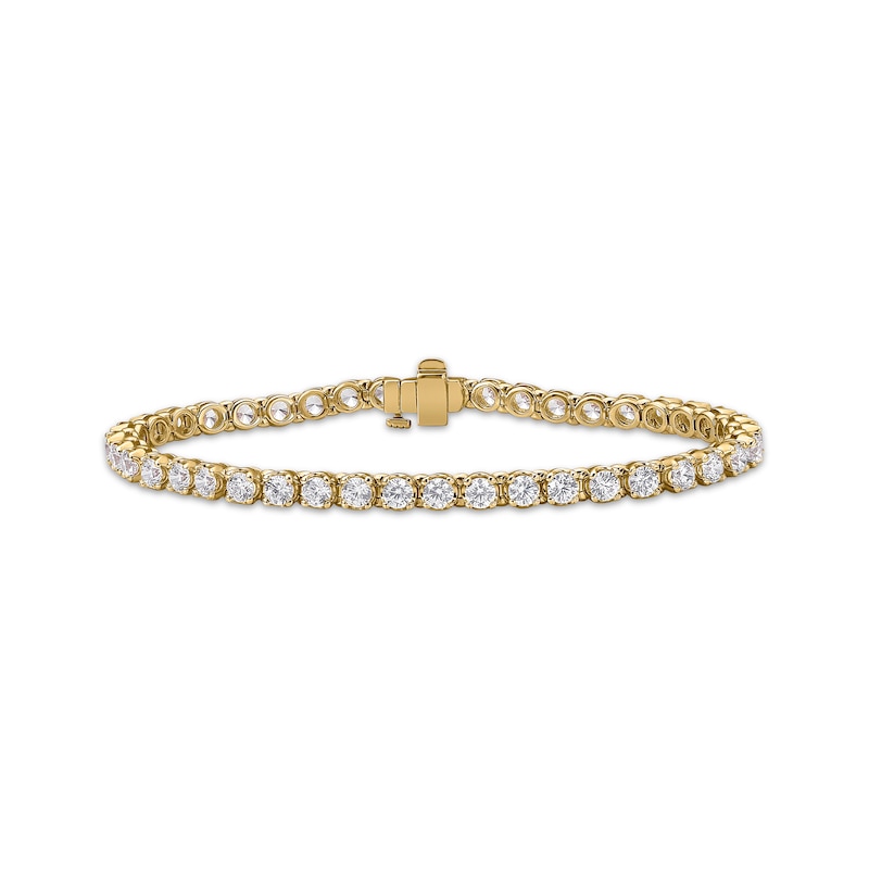 Main Image 1 of Diamond Tennis Bracelet 6 ct tw 14K Yellow Gold 7&quot;