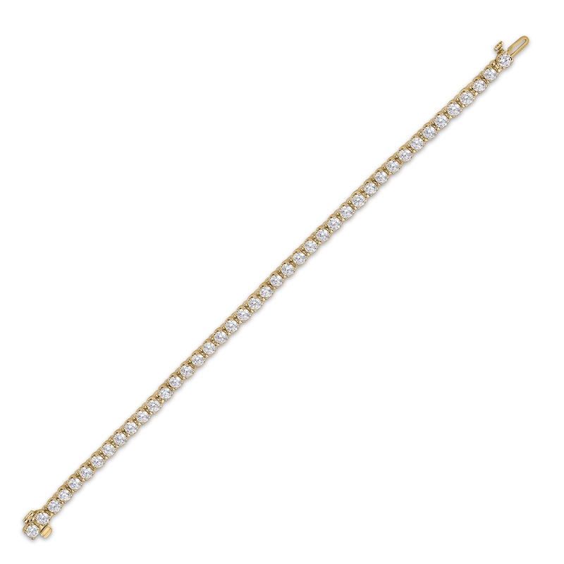 Main Image 2 of Diamond Tennis Bracelet 6 ct tw 14K Yellow Gold 7&quot;