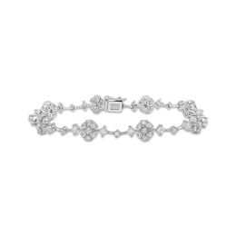 Diamond Scatter Bracelet 3 ct tw 14K White Gold 7&quot;