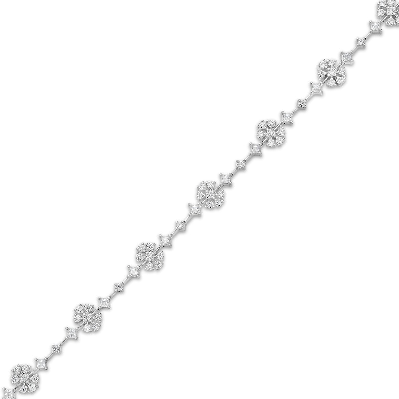 Main Image 2 of Diamond Scatter Bracelet 3 ct tw 14K White Gold 7&quot;