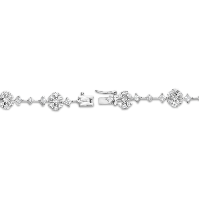 Main Image 3 of Diamond Scatter Bracelet 3 ct tw 14K White Gold 7&quot;