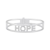 Thumbnail Image 1 of Diamond &quot;Hope&quot; Bangle Bracelet 1/3 ct tw Sterling Silver