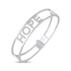 Thumbnail Image 2 of Diamond &quot;Hope&quot; Bangle Bracelet 1/3 ct tw Sterling Silver