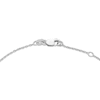 Thumbnail Image 3 of Diamond Baby Feet Chain Bracelet 1/8 ct tw Sterling Silver 7&quot;