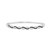 Thumbnail Image 1 of Black & White Diamond Twist Bangle Bracelet 1/2 ct tw Sterling Silver