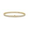 Thumbnail Image 0 of Diamond Two-Row Endless Bracelet with Magnetic Clasp 2 ct tw 10K Yellow Gold 7"