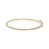 Thumbnail Image 2 of Diamond Flex Bypass Bangle Bracelet 1/2 ct tw 10K Yellow Gold