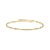 Thumbnail Image 3 of Diamond Flex Bypass Bangle Bracelet 1/2 ct tw 10K Yellow Gold