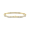 Thumbnail Image 1 of Diamond Double-Row Endless Bracelet with Magnetic Clasp 4 ct tw 10K Yellow Gold 7&quot;