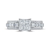 Thumbnail Image 3 of Princess-Cut Diamond Quad Engagement Ring 1-1/2 ct tw 14K White Gold