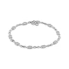 Thumbnail Image 0 of Threads of Love Diamond Twist Link Bracelet 3/4 ct tw 10K White Gold 7"