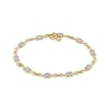 Thumbnail Image 0 of Threads of Love Diamond Twist Link Bracelet 3/4 ct tw 10K Yellow Gold 7"