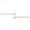 Thumbnail Image 2 of Threads of Love Diamond Twist Oval Link Bracelet 1/2 ct tw 10K Yellow Gold 7"