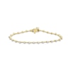 Thumbnail Image 0 of Threads of Love Diamond Station Bracelet 1 ct tw 10K Yellow Gold 7"