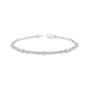 Thumbnail Image 1 of Memories Moments Magic Three-Stone Diamond Bracelet 1 ct tw 10K White Gold 7&quot;